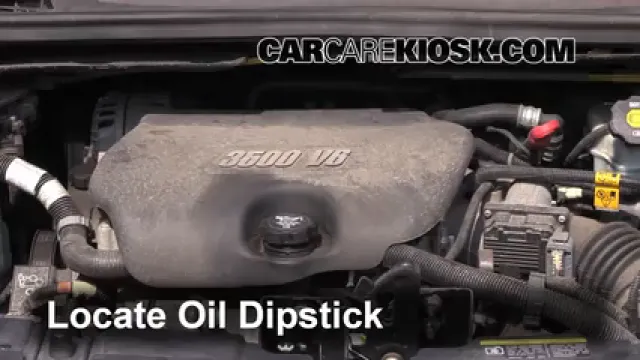 2005 Buick Terraza CX 3.5L V6 Aceite Controlar nivel de aceite